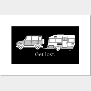 Get Lost Posters and Art